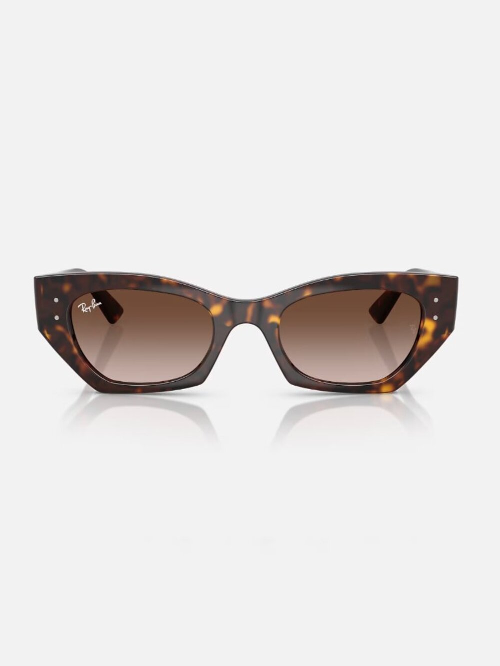 Ray-Ban Zena RB4430 Cat Eye Sunglasses – Havana Frame / Brown Gradient Lenses
